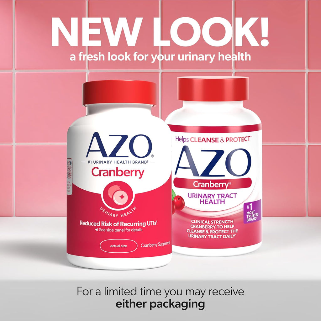 AZO Cranberry Urinary Tract Supplement – 100 Softgels