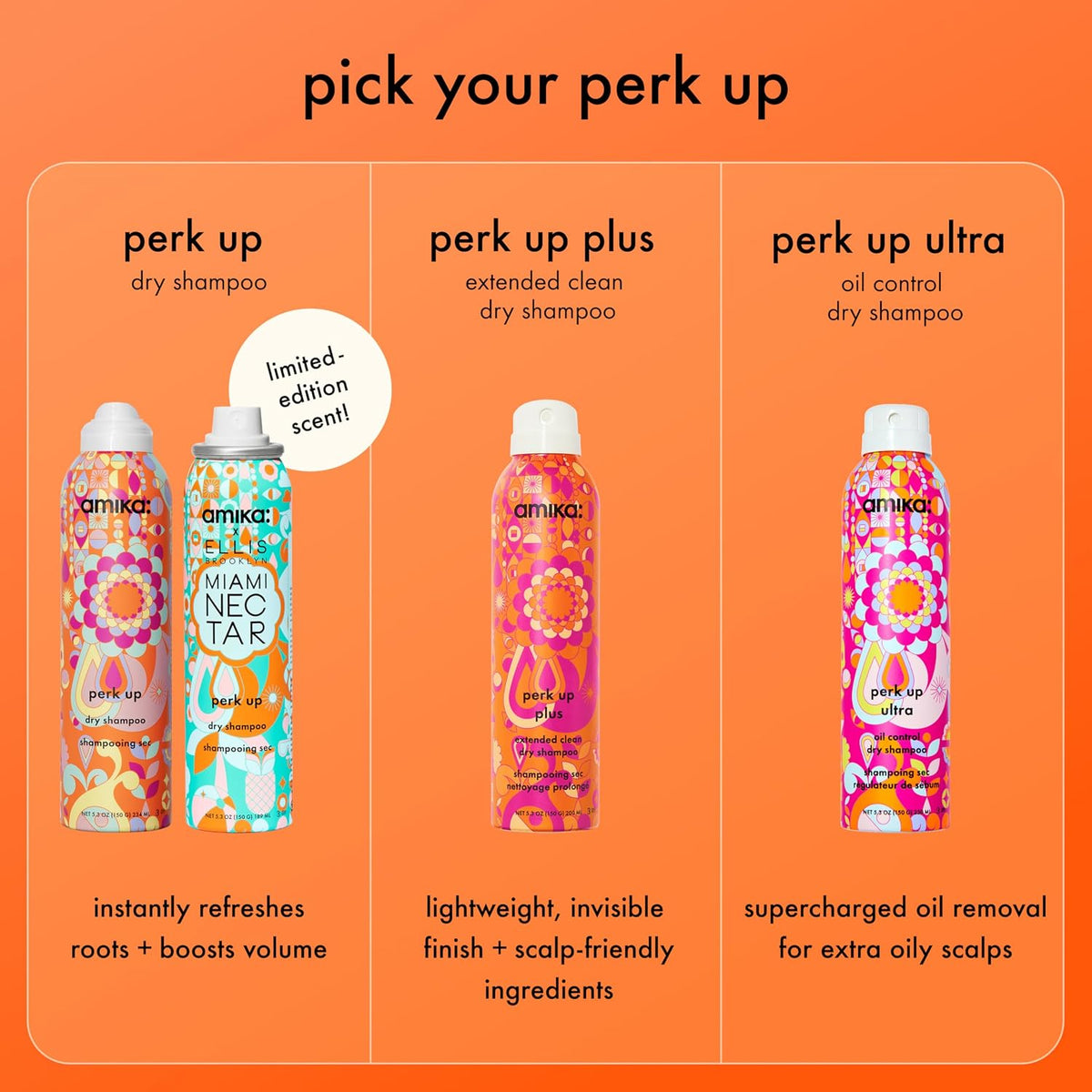 Amika | Perk Up Dry Shampoo