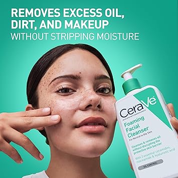CeraVe Foaming Facial Cleanser for Oily Skin