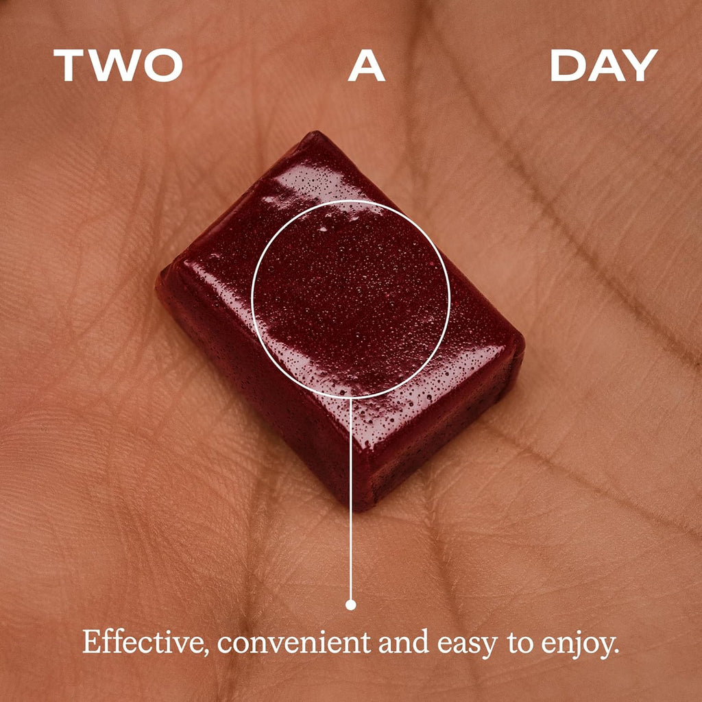 Humann SuperBeets Heart Chews, Nitric Oxide and Blood Pressure Support, Grape Seed Extract & Non-GMO Beet Root Powder Energy Supplement, Pomegranate Berry Flavor, 60 Count