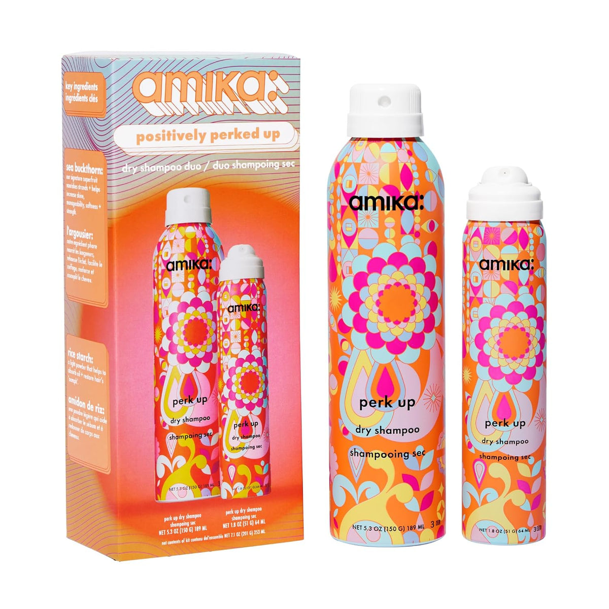 Amika | Talc Free Dry Shampoo Travel Size