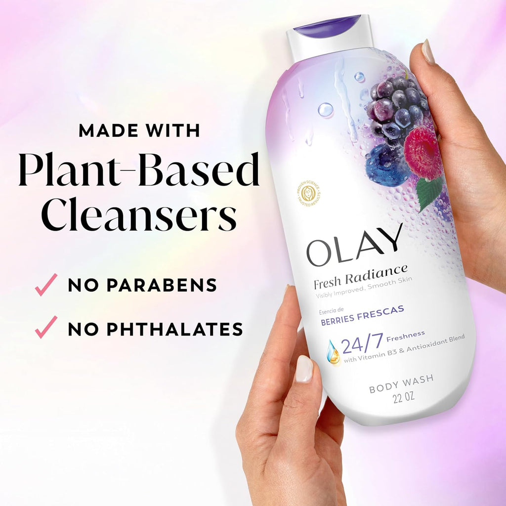 Olay | Body Wash Fresh Radiance Vitamin B3 Antioxidant Berries Frescas — 22 fl oz