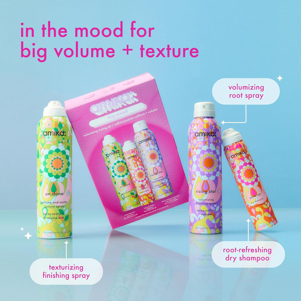 Amika | Rising Star, Un.Done & Perk Up Styling Set — 3 Pieces