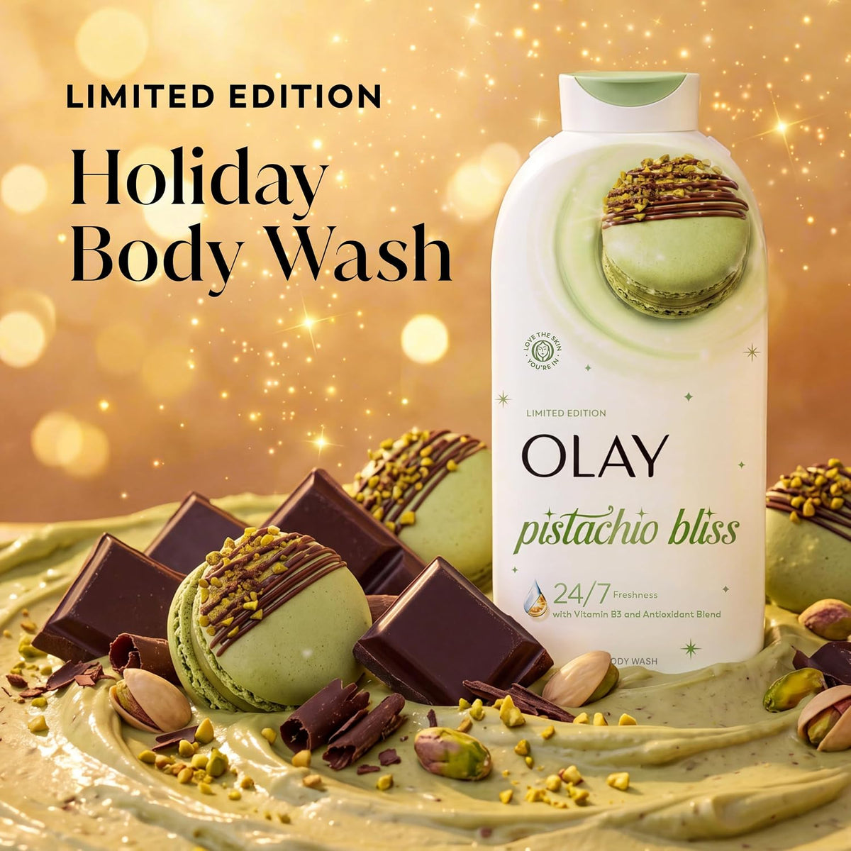 Olay | Body Wash Pistachio Bliss Vitamin B3 Antioxidant — 22 fl oz