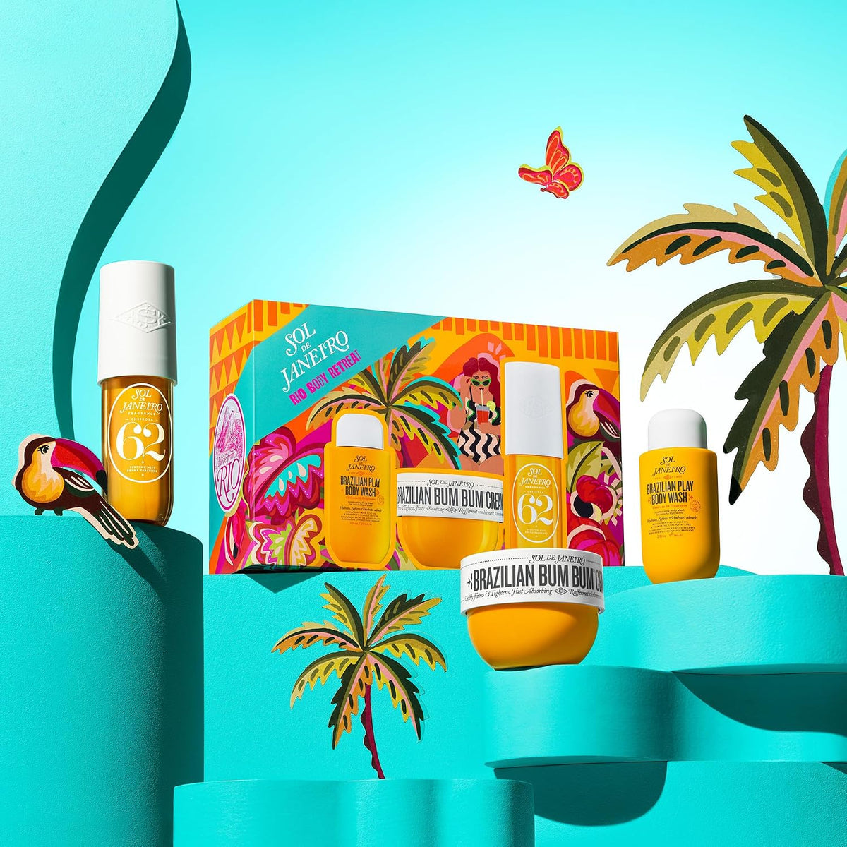 Sol de Janeiro | Limited Edition Body Cream, Shower Cream & Perfume Mist Set