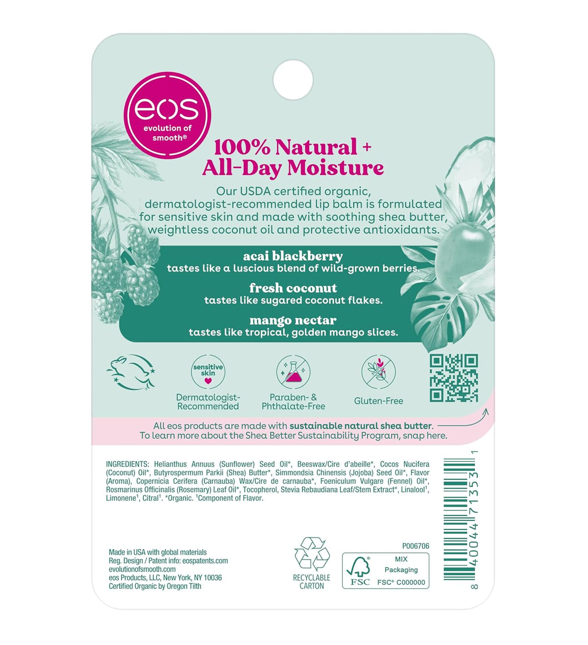 eos | Tropical Lip Balm Variety Pack — 3 Pack