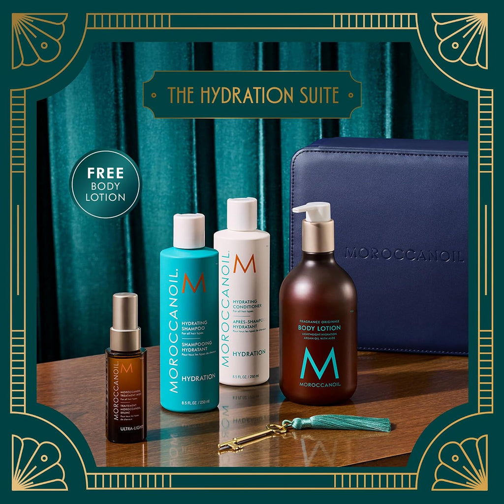Moroccanoil | Hydrating Shampoo Conditioner Treatment Mist & Body Lotion Set