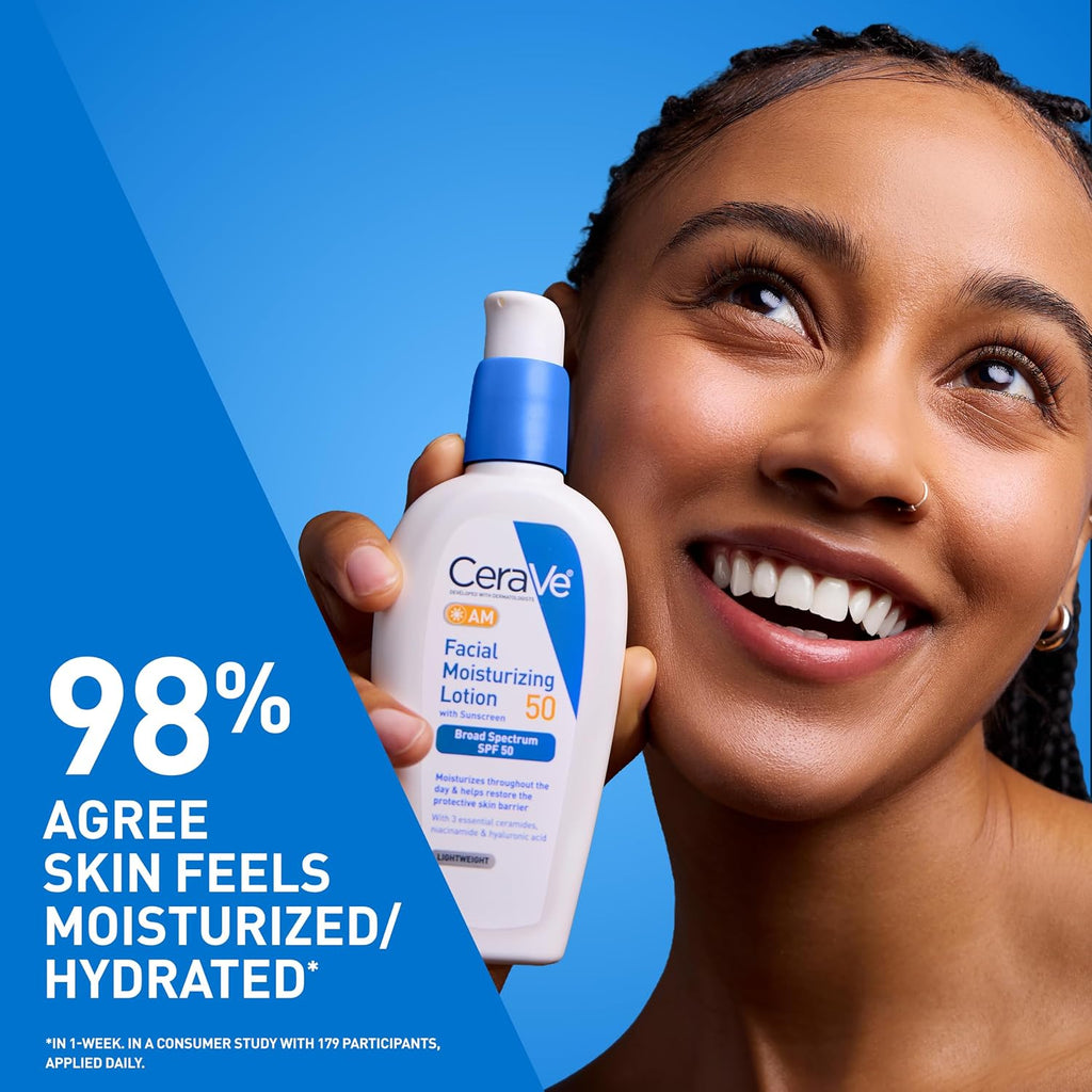 CeraVe Hydrating Mineral Sunscreen Face Lotion SPF 50