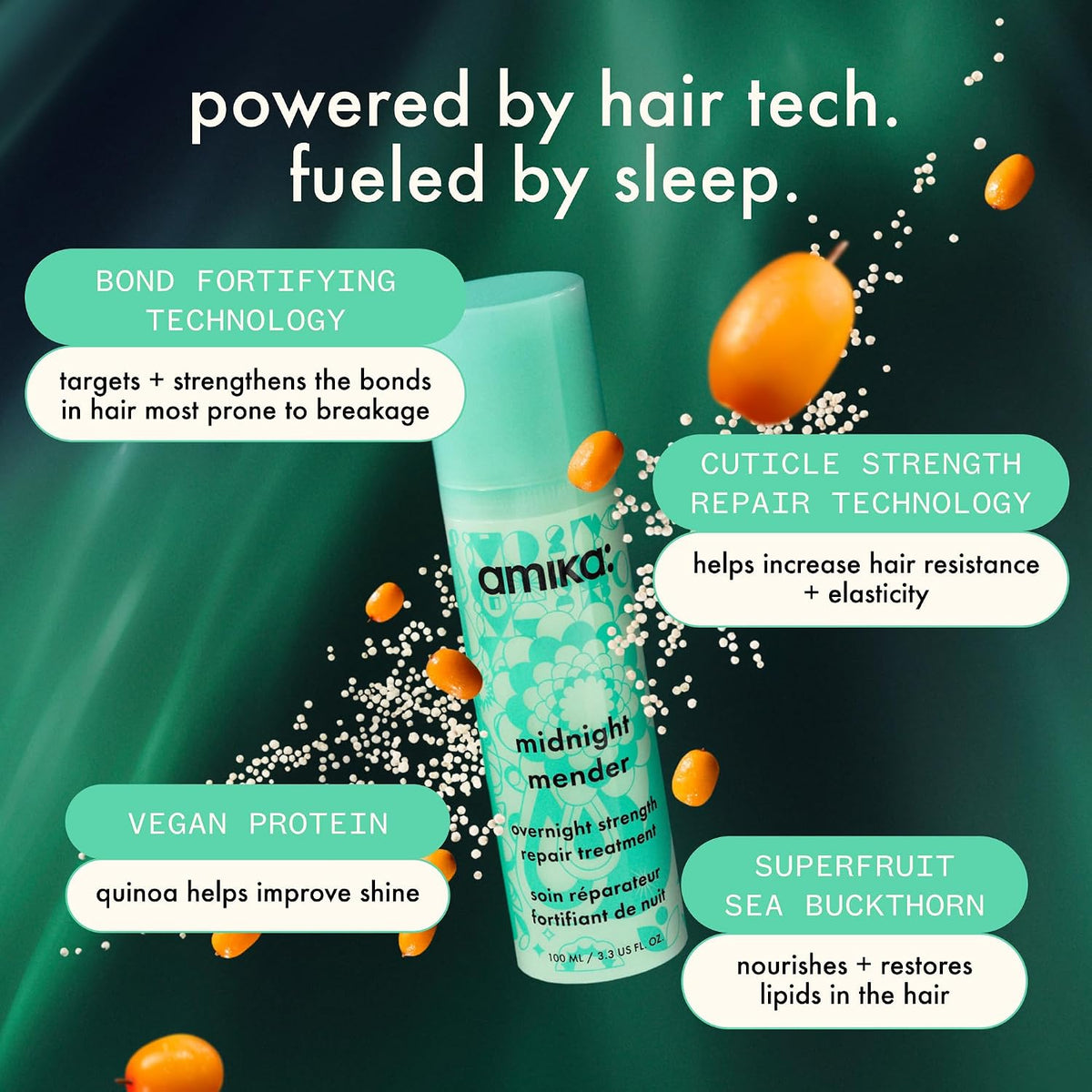 Amika | Overnight Repair Hair Treatment Amber Vanilla