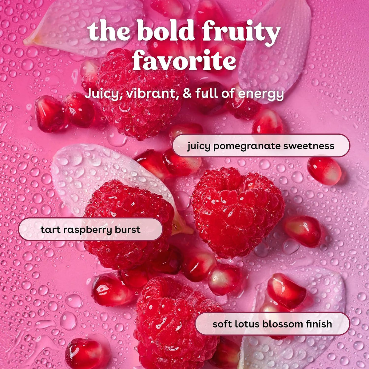 eos | Pomegranate Raspberry Trifecta Body Lotion & Body Wash Bundle Shea Butter Hyaluronic Acid — 38 fl oz