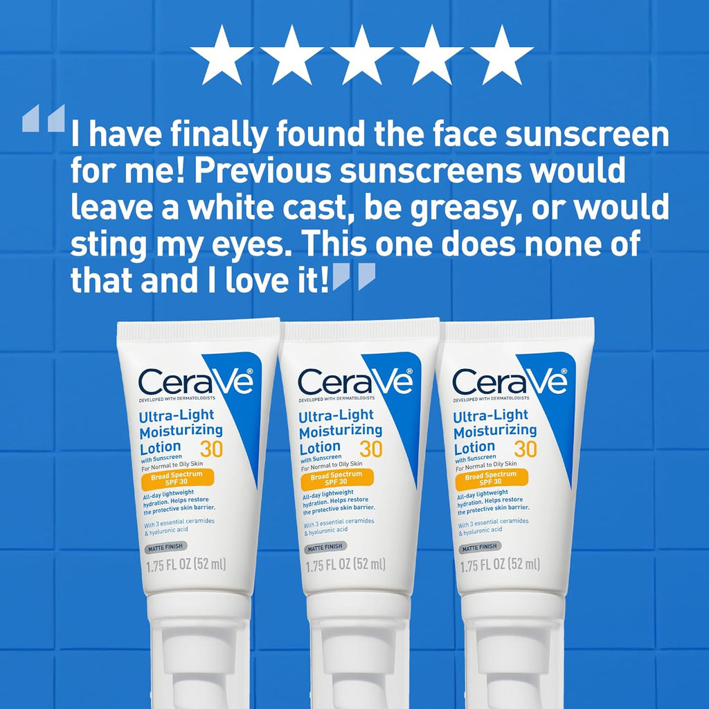 CeraVe Ultra-Light Facial Moisturizing Lotion with SPF 30