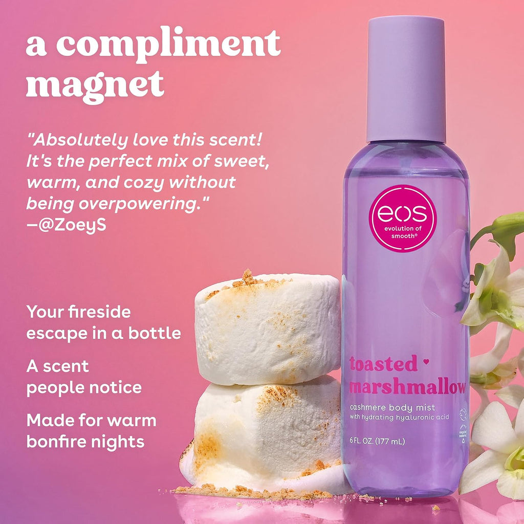 eos | Toasted Marshmallow Body Mist Hyaluronic Acid — 6 fl oz