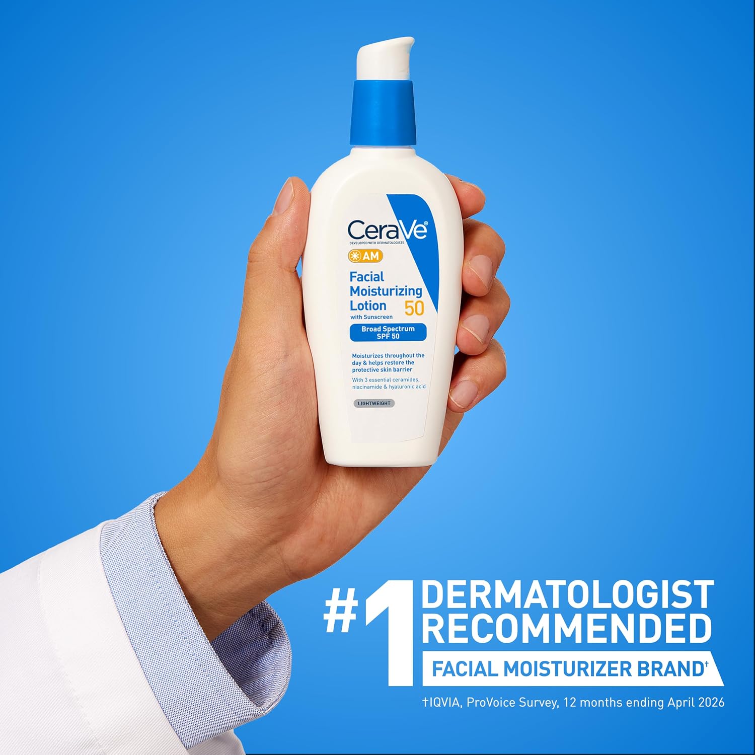 CeraVe Hydrating Mineral Sunscreen Face Lotion SPF 50