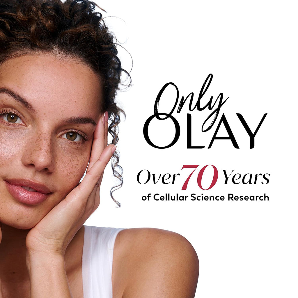 Olay | Super Serum 5-in-1 Daily Brightening Glow Face Serum Niacinamide Vitamin C Collagen Peptide AHA