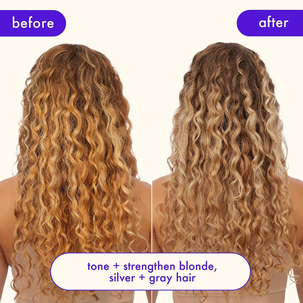 Amika | Toning & Repair Hair Mask for Blonde, Silver & Gray Hair