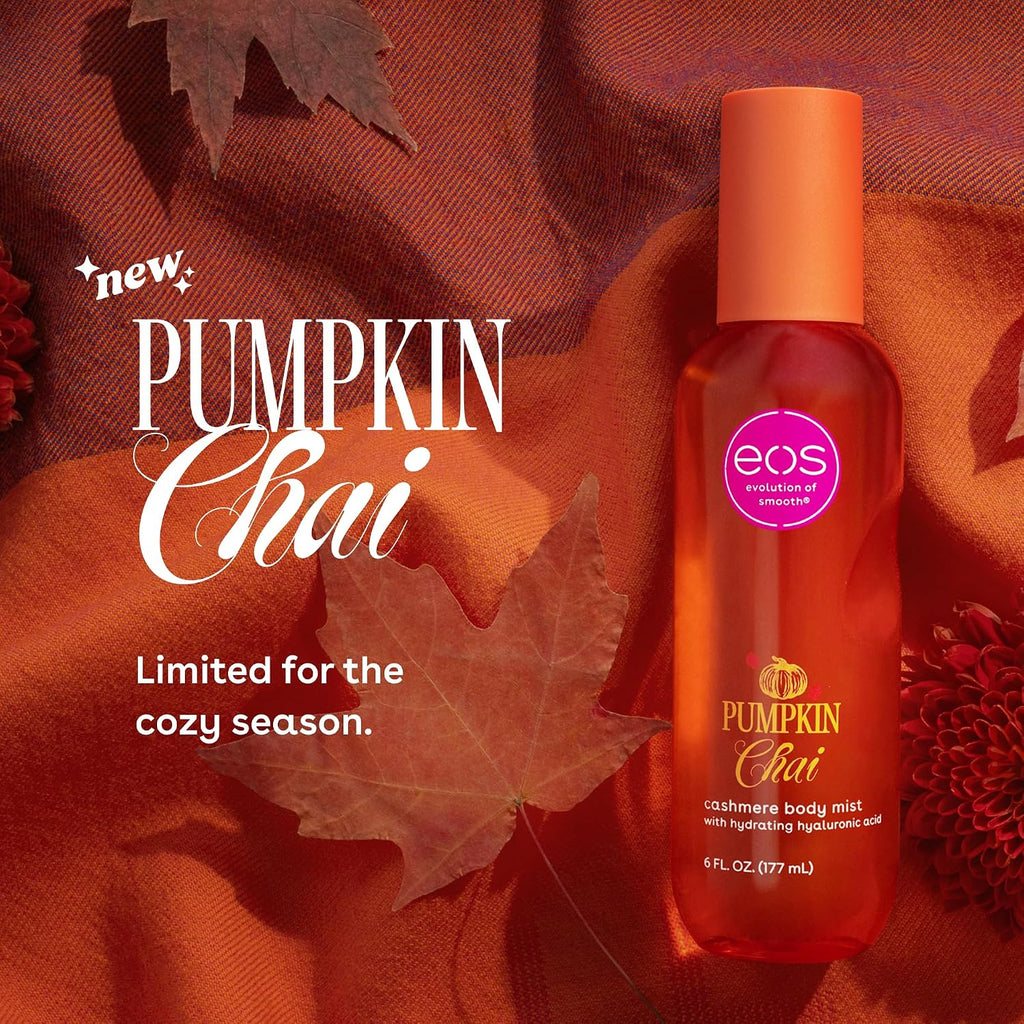 eos | Pumpkin Chai Body Mist Aloe & Glycerin — 6 fl oz
