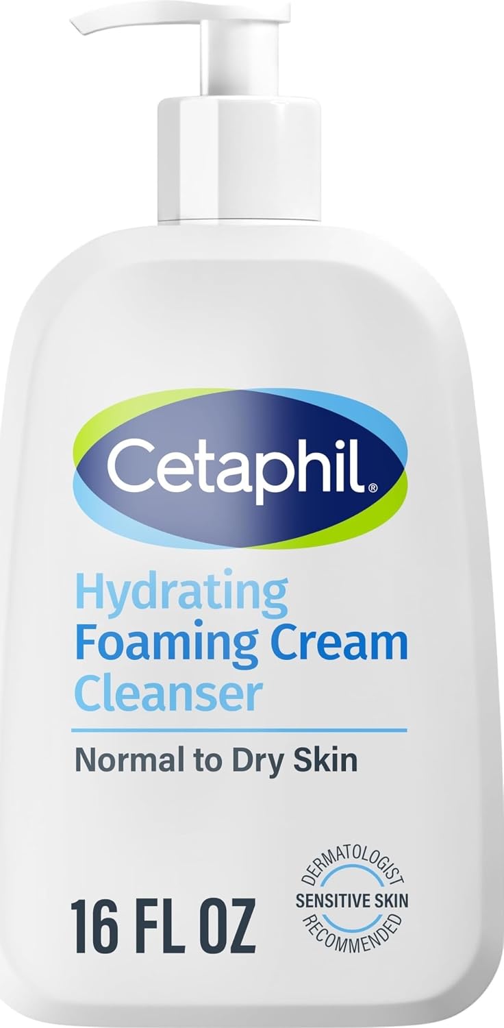 Cetaphil Cream to Foam Face Wash for Sensitive Skin