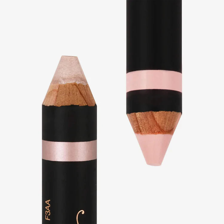 Highlighting Duo Pencil: Double-ended pencil to highlight and define the brow bone.
