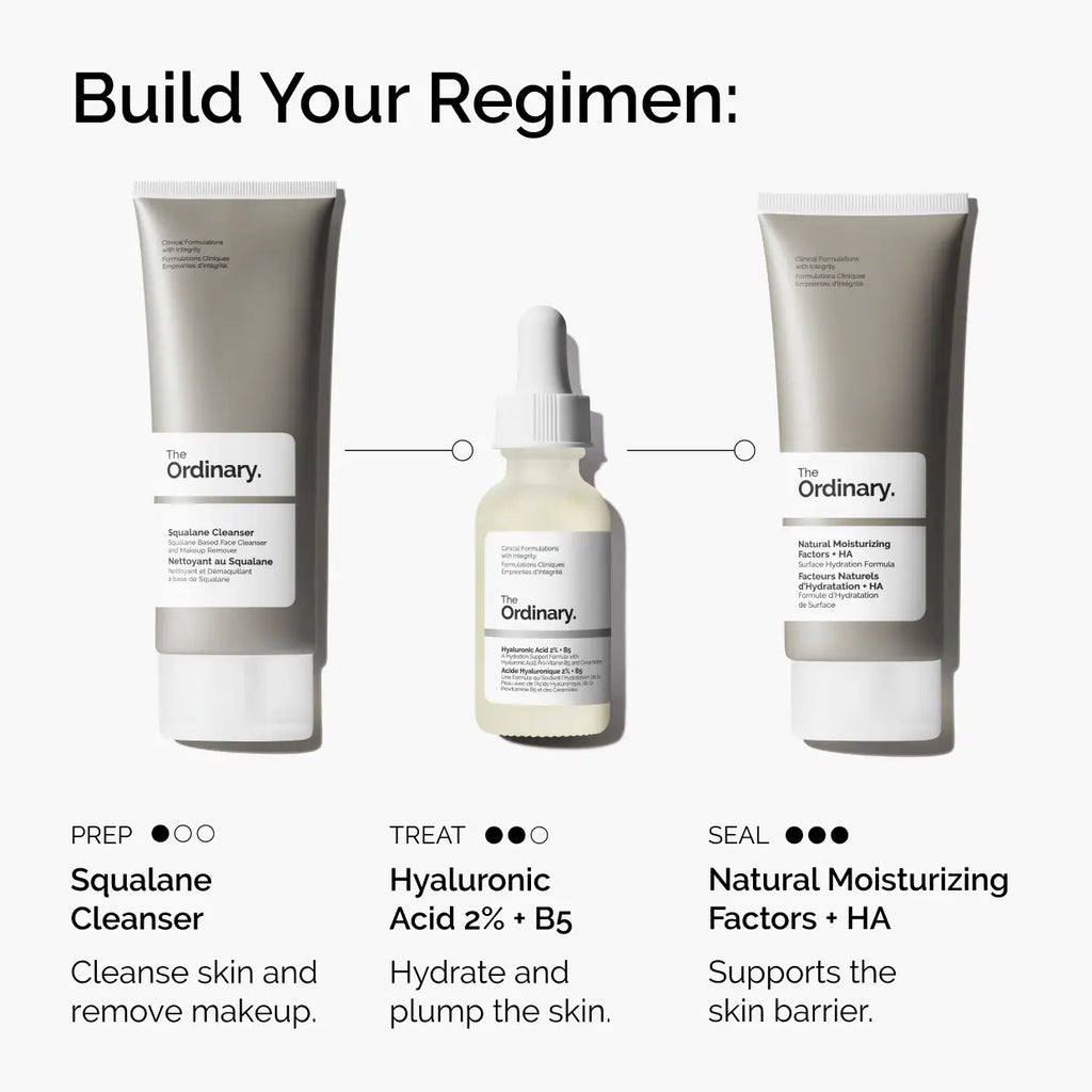 The Ordinary 
Hyaluronic Acid 2% + B5 Hydrating Serum with Ceramides