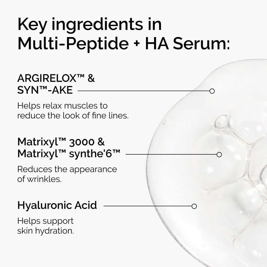  The Ordinary - Multi-Peptide + Hyaluronic Acid Serum for Firmness and Elasticity