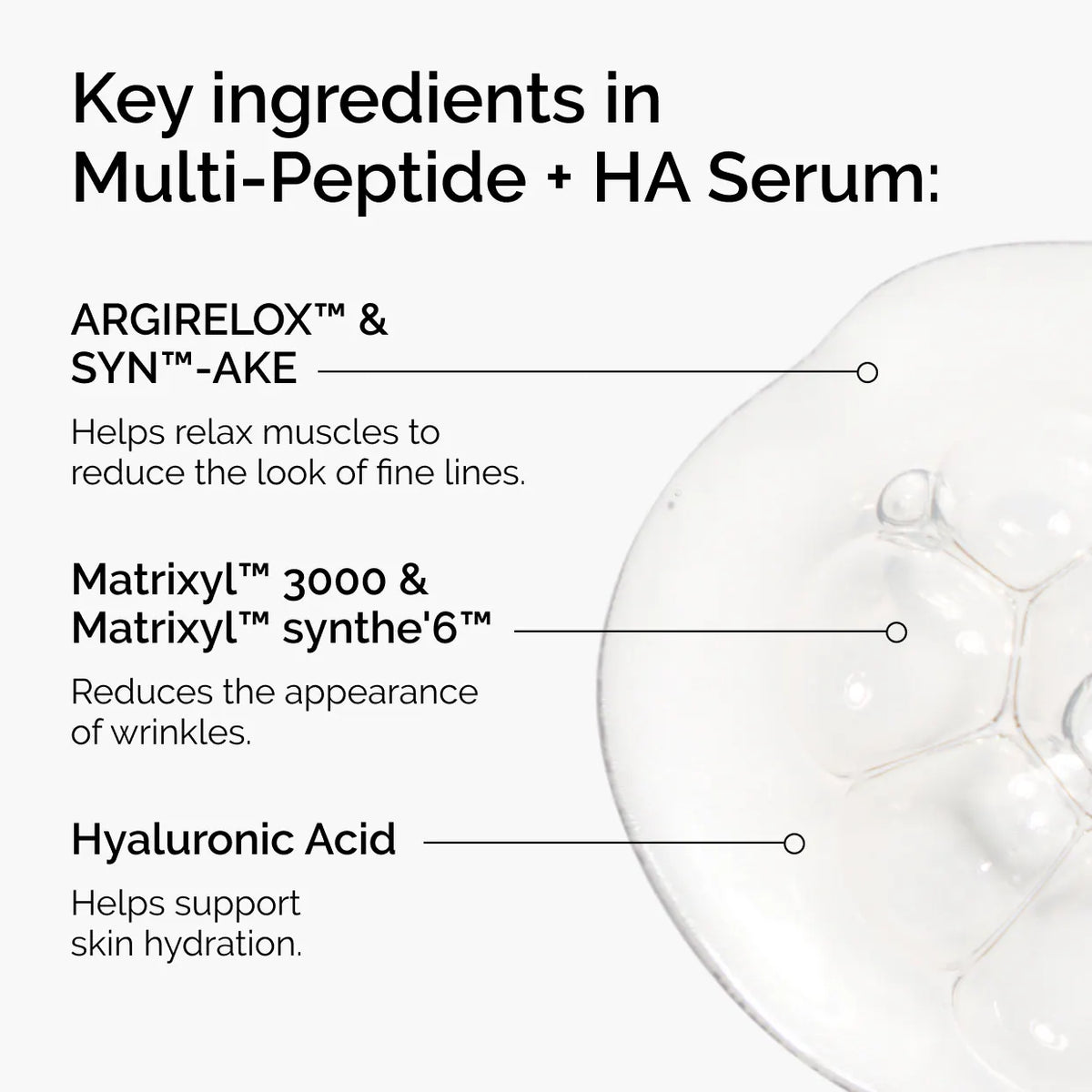  The Ordinary - Multi-Peptide + Hyaluronic Acid Serum for Firmness and Elasticity