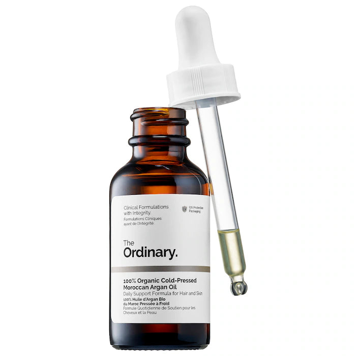  The Ordinary - 100% Organic Cold-Pressed Moroccan Argan Oil for Skin & Hair