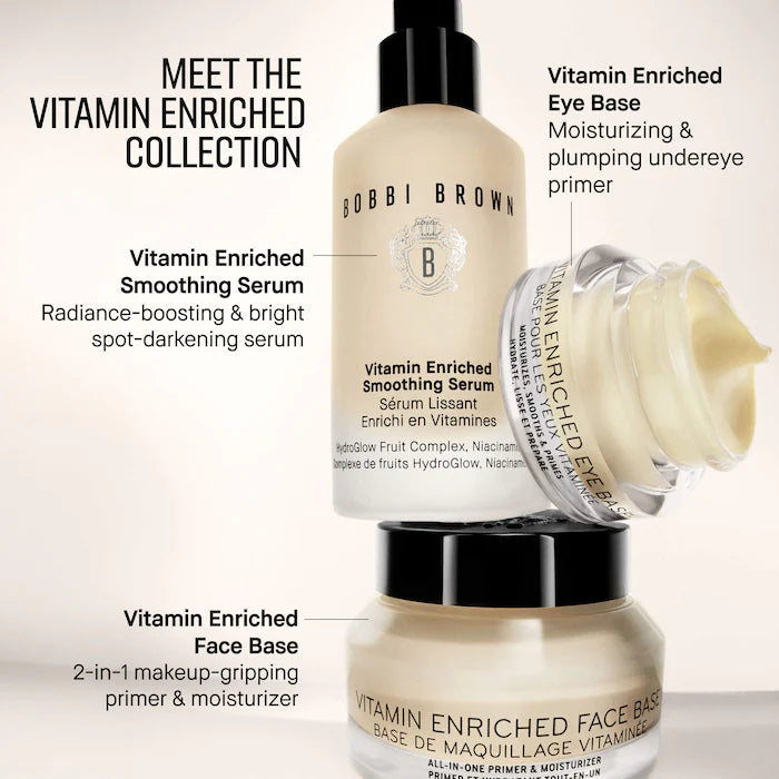 Vitamin Enriched Face Base Moisturizer & Primer with Vitamin C + Hyaluronic Acid