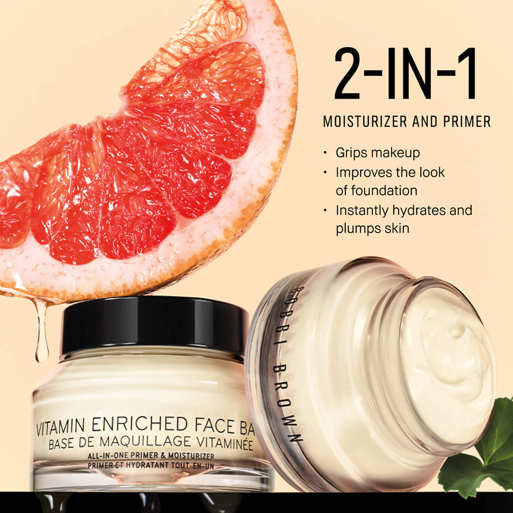 Vitamin Enriched Face Base Moisturizer & Primer with Vitamin C + Hyaluronic Acid
