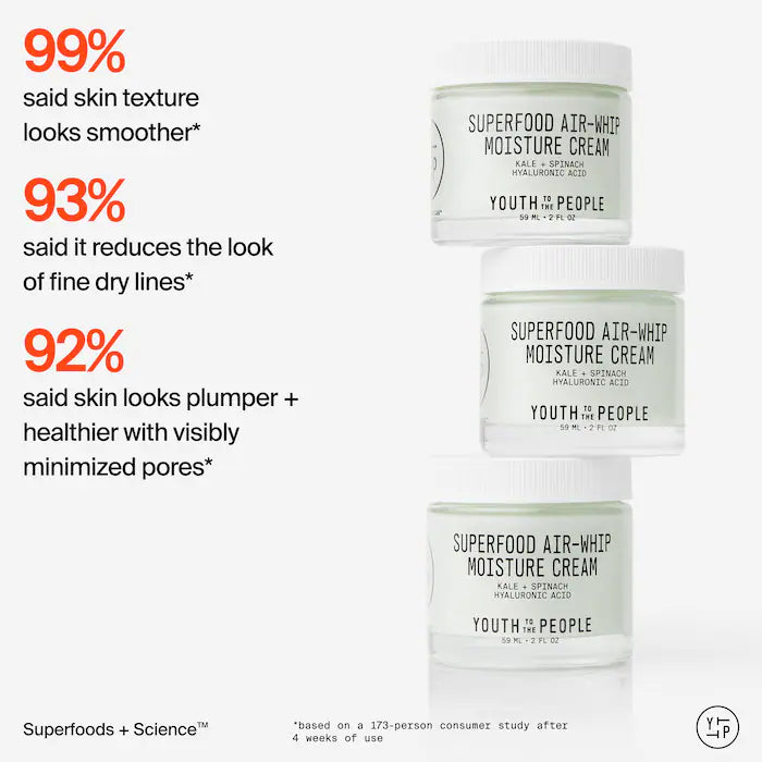 Youth To The People - Superfood Air-Whip Lightweight Face Moisturizer with Hyaluronic Acid