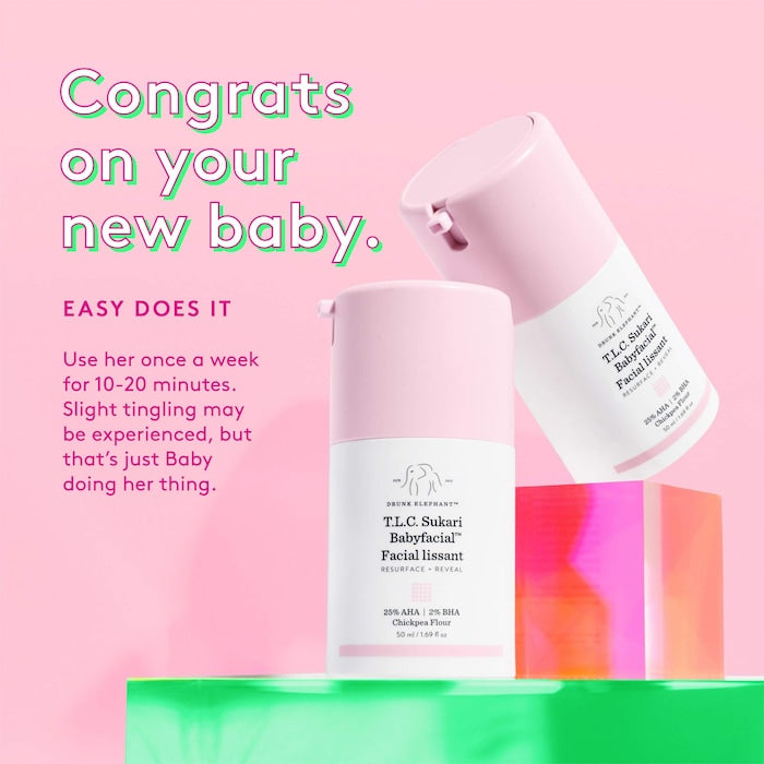 Drunk Elephant - T.L.C. Sukari Babyfacial™ AHA + BHA Mask