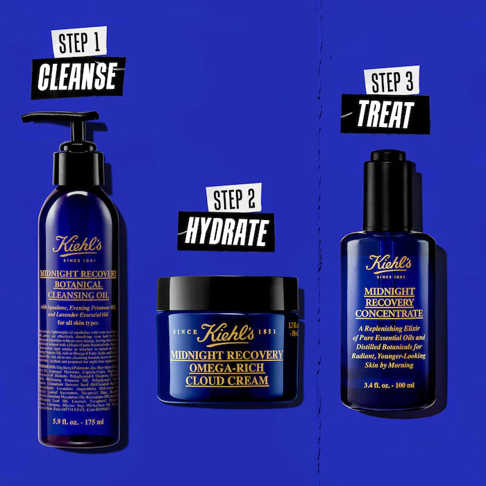 Kiehl's Since 1851 - Midnight Recovery Concentrate Moisturizing Face Oil Serum