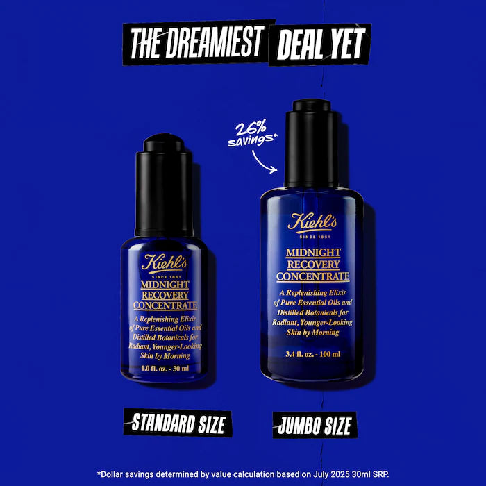 Kiehl's Since 1851 - Midnight Recovery Concentrate Moisturizing Face Oil Serum