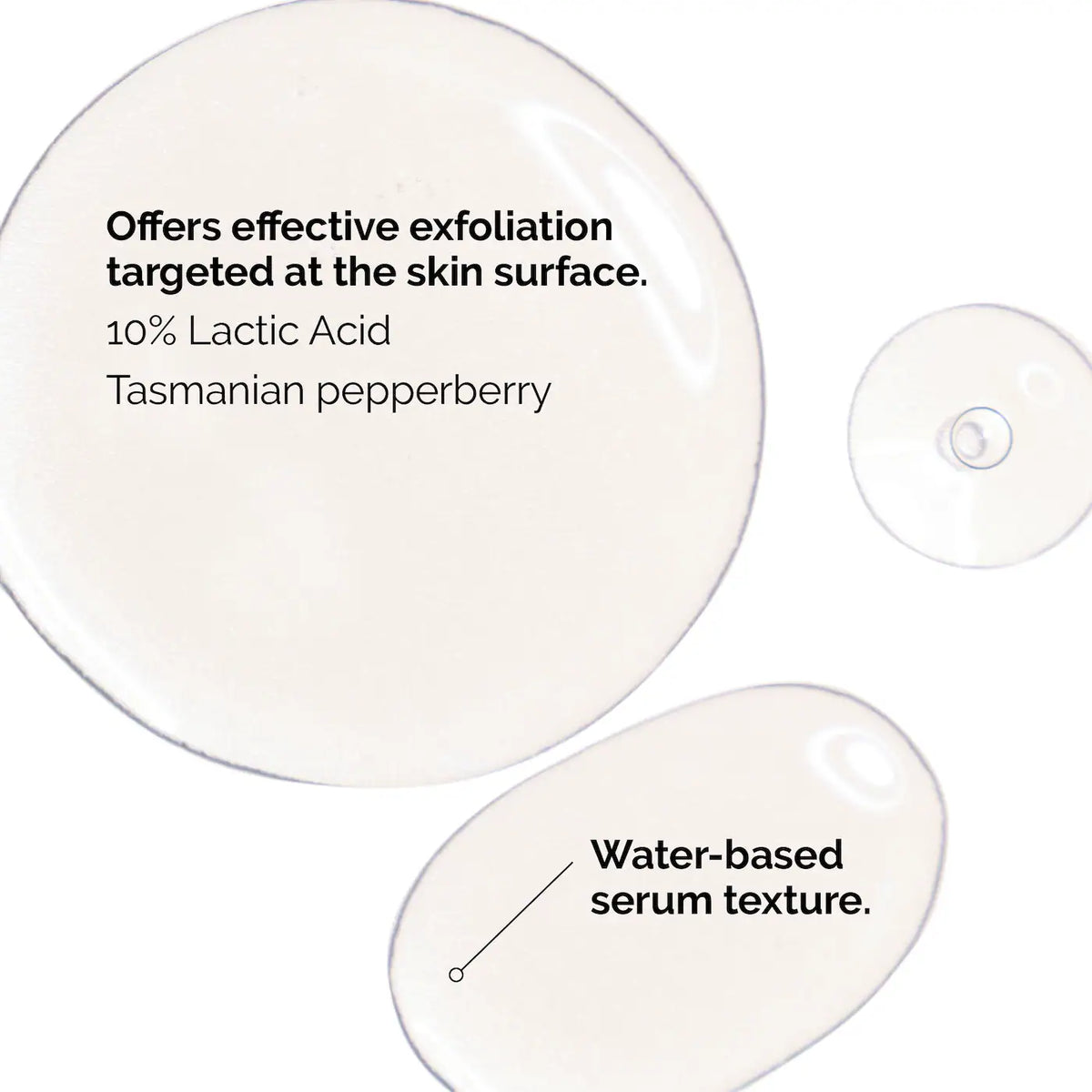 The Ordinary 
Lactic Acid 10% + HA 2% High-Strength Exfoliating Serum for Uneven Texture