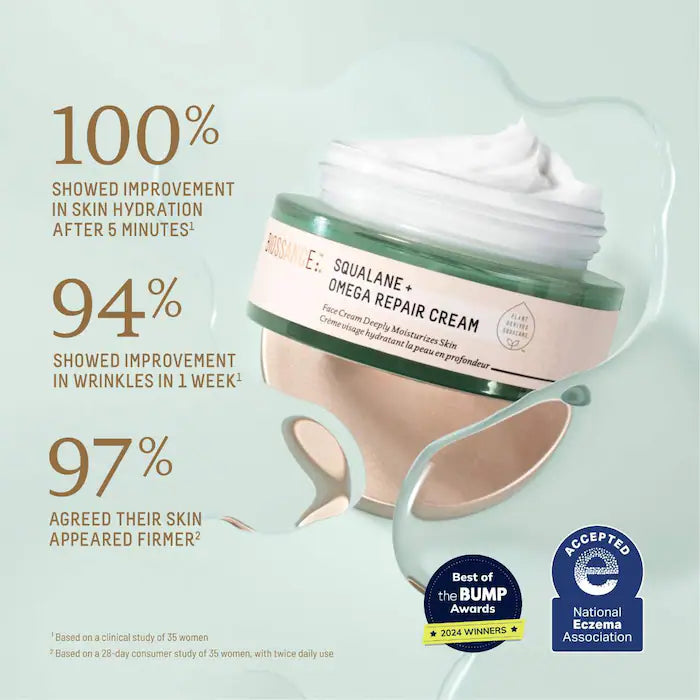 Omega Repair Deep Hydration Moisturizer with Ceramides and Hyaluronic Acid + Squalane