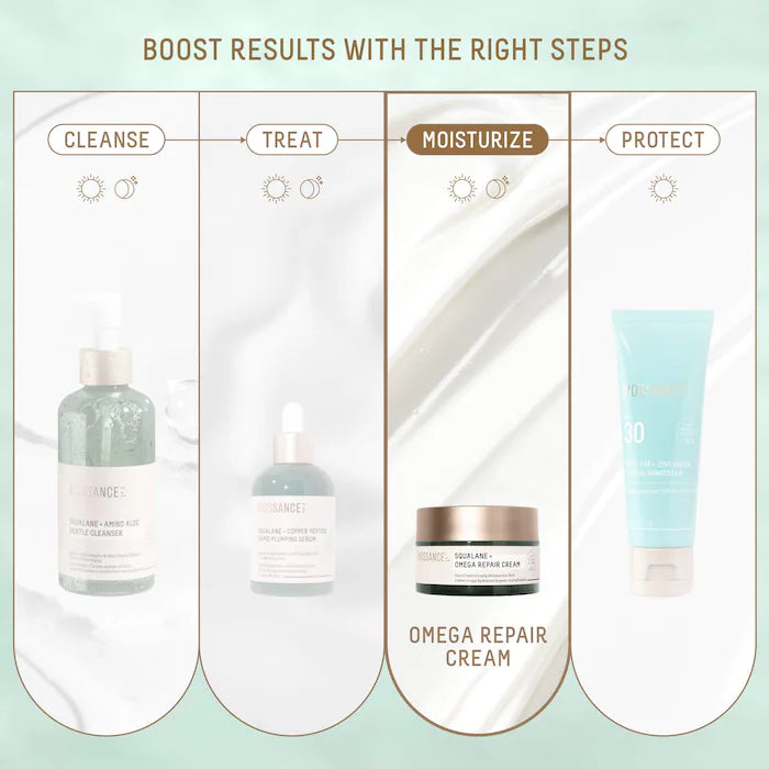 Omega Repair Deep Hydration Moisturizer with Ceramides and Hyaluronic Acid + Squalane
