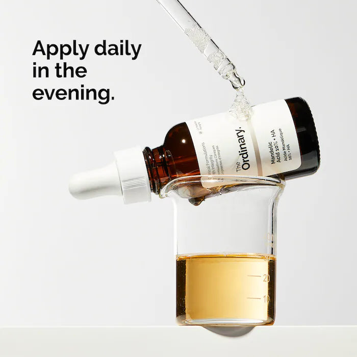  The Ordinary - Mandelic Acid 10% + HA Gentle Facial Exfoliating Serum for Hydration