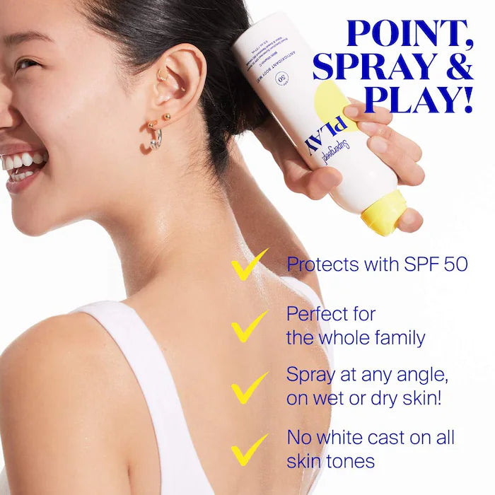 Supergoop! - PLAY Antioxidant Body Sunscreen Mist SPF 50
