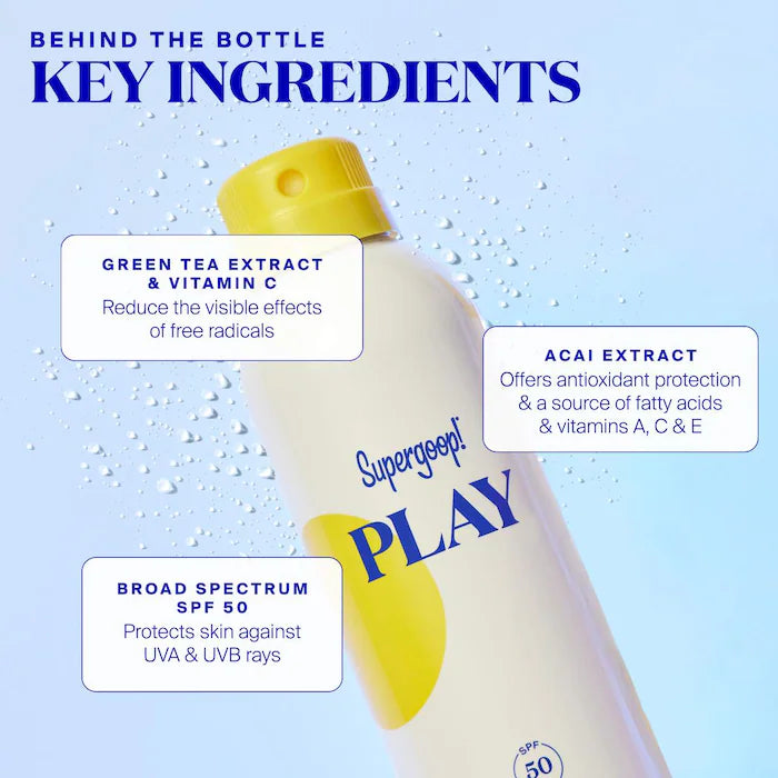 Supergoop! - PLAY Antioxidant Body Sunscreen Mist SPF 50