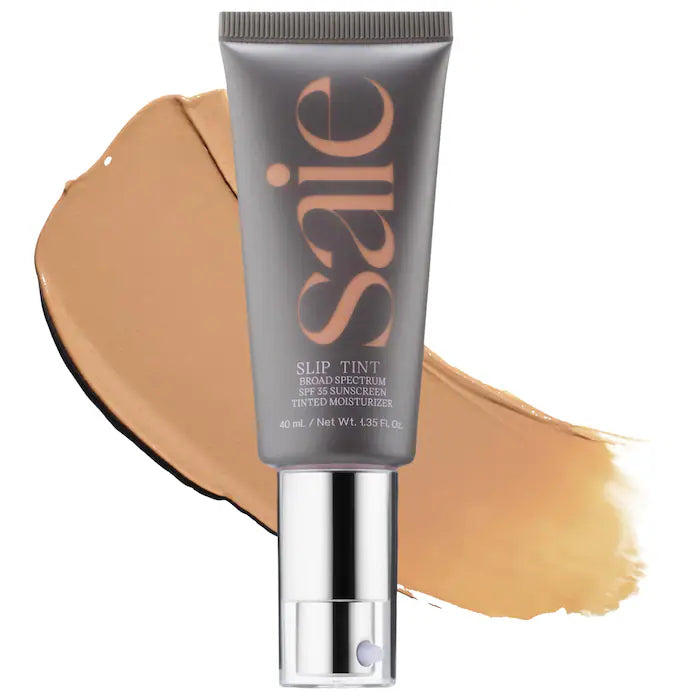 Saie - Slip Tint – Lightweight Tinted Moisturizer with Mineral Zinc SPF 35 and Hyaluronic Acid