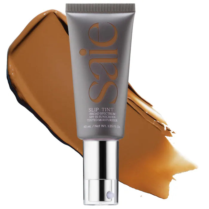 Saie - Slip Tint – Lightweight Tinted Moisturizer with Mineral Zinc SPF 35 and Hyaluronic Acid