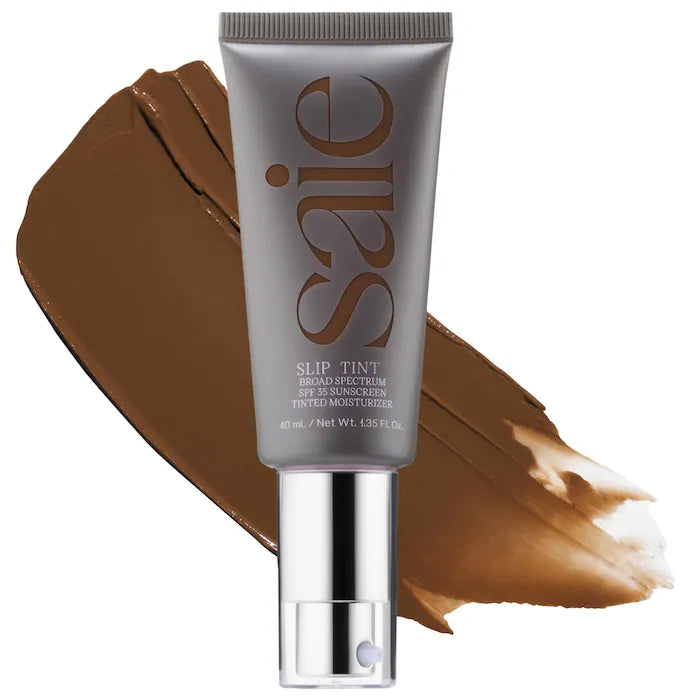 Saie - Slip Tint – Lightweight Tinted Moisturizer with Mineral Zinc SPF 35 and Hyaluronic Acid