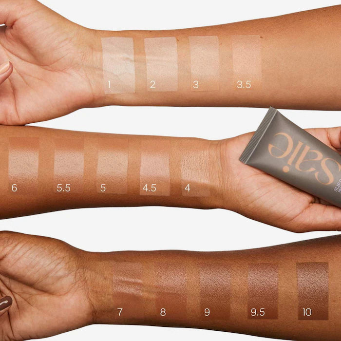 Saie - Slip Tint – Lightweight Tinted Moisturizer with Mineral Zinc SPF 35 and Hyaluronic Acid