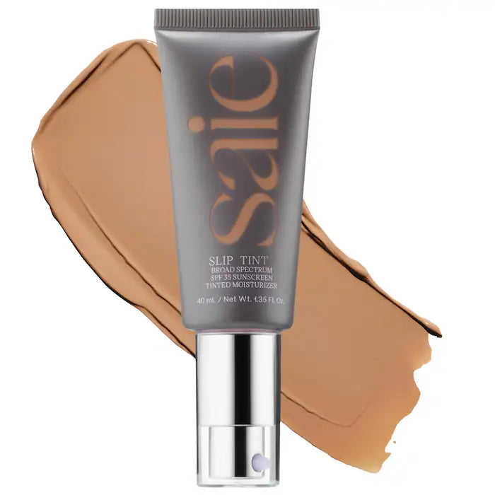 Saie - Slip Tint – Lightweight Tinted Moisturizer with Mineral Zinc SPF 35 and Hyaluronic Acid