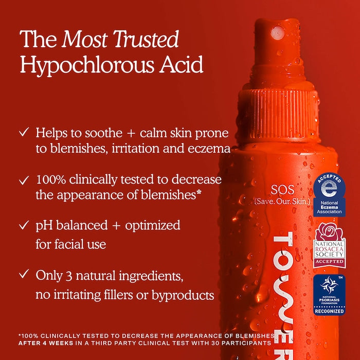 Tower 28 Beauty - SOS Daily Hypochlorous Acid Spray for Breakouts & Redness