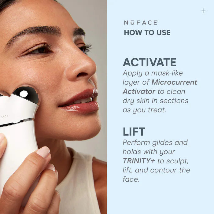 TRINITY+ Microcurrent Facial Toning Device Starter Kit
