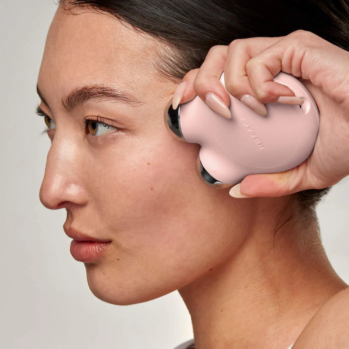 NuFACE - MINI+ Smart Petite Microcurrent Facial Toning Device Starter Kit