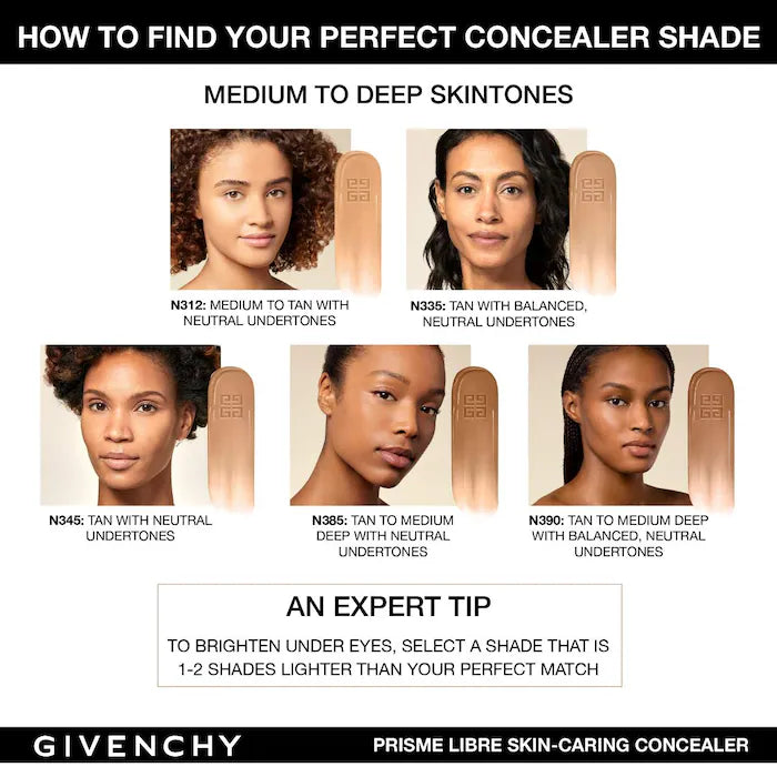 Givenchy - Prisme Libre Skin-Caring 24H Hydrating + Radiant + Correcting Creamy Concealer