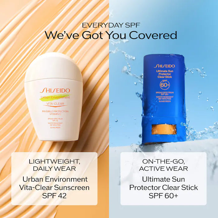 Shiseido - Urban Environment Vita-Clear SPF 42 Face Sunscreen with Vitamin C