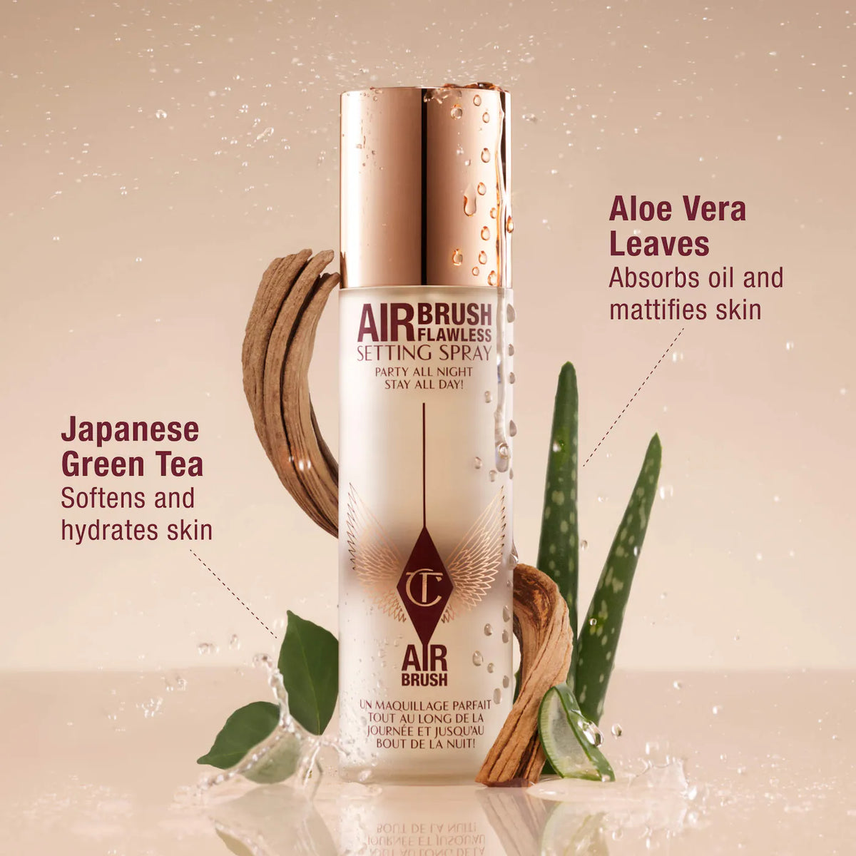 
Charlotte Tilbury 
Jumbo Airbrush Flawless Hydrating & Waterproof Setting Spray