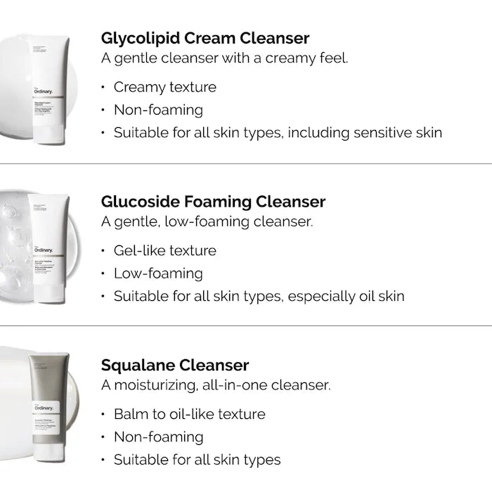The Ordinary - Glycolipid Cream Cleanser for Dry Skin and Makeup Removal